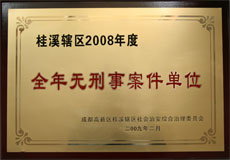 我校通過IB認證正式成為IB國際文憑學校 桂溪轄區2008年度全年無刑事案件單位
